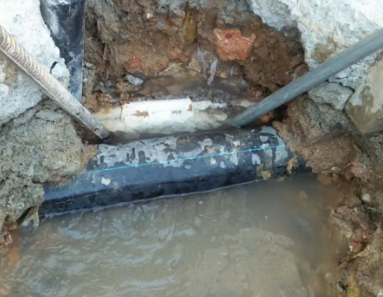 临渭测漏水之水管漏水